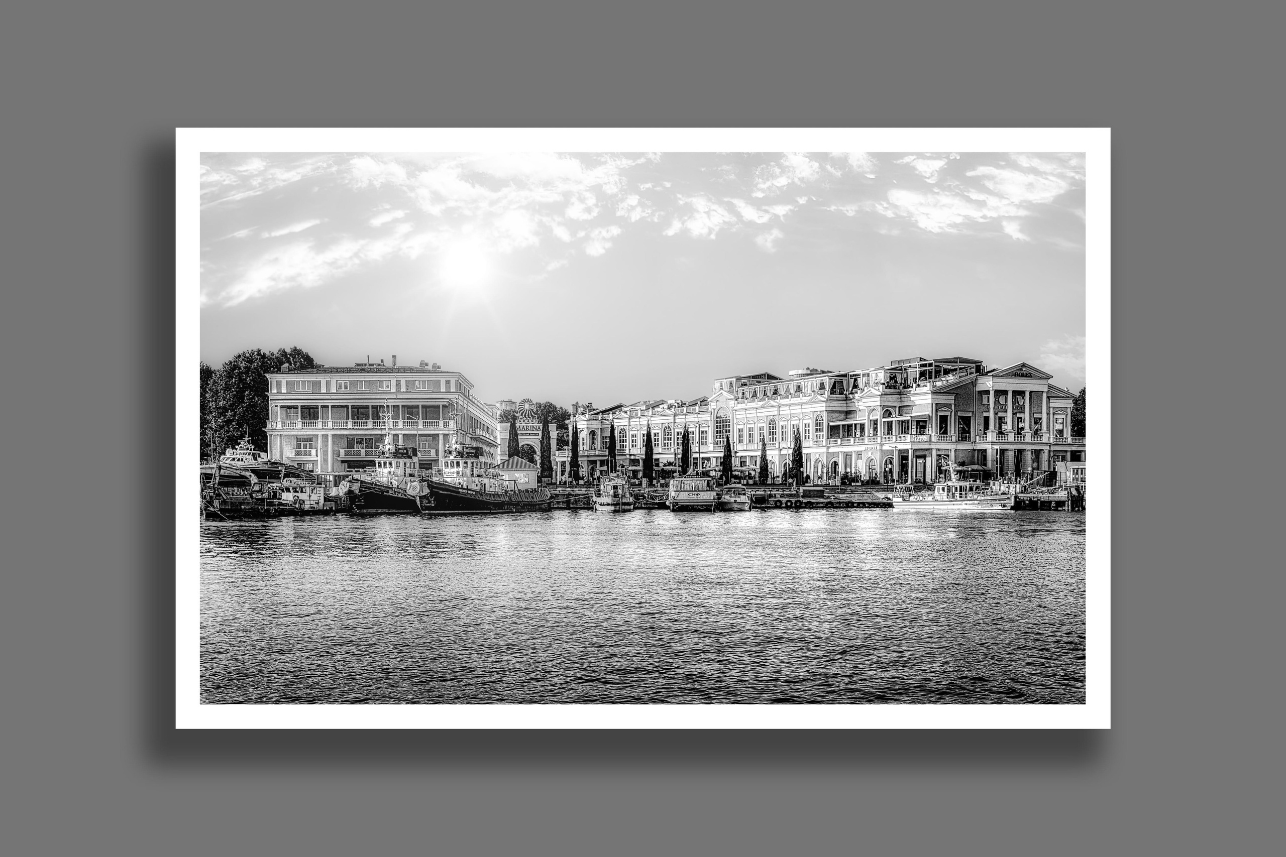 Порт Сочи. Фотографии для интерьера, Коллекционные фотокартины, Фролов Вячеслав