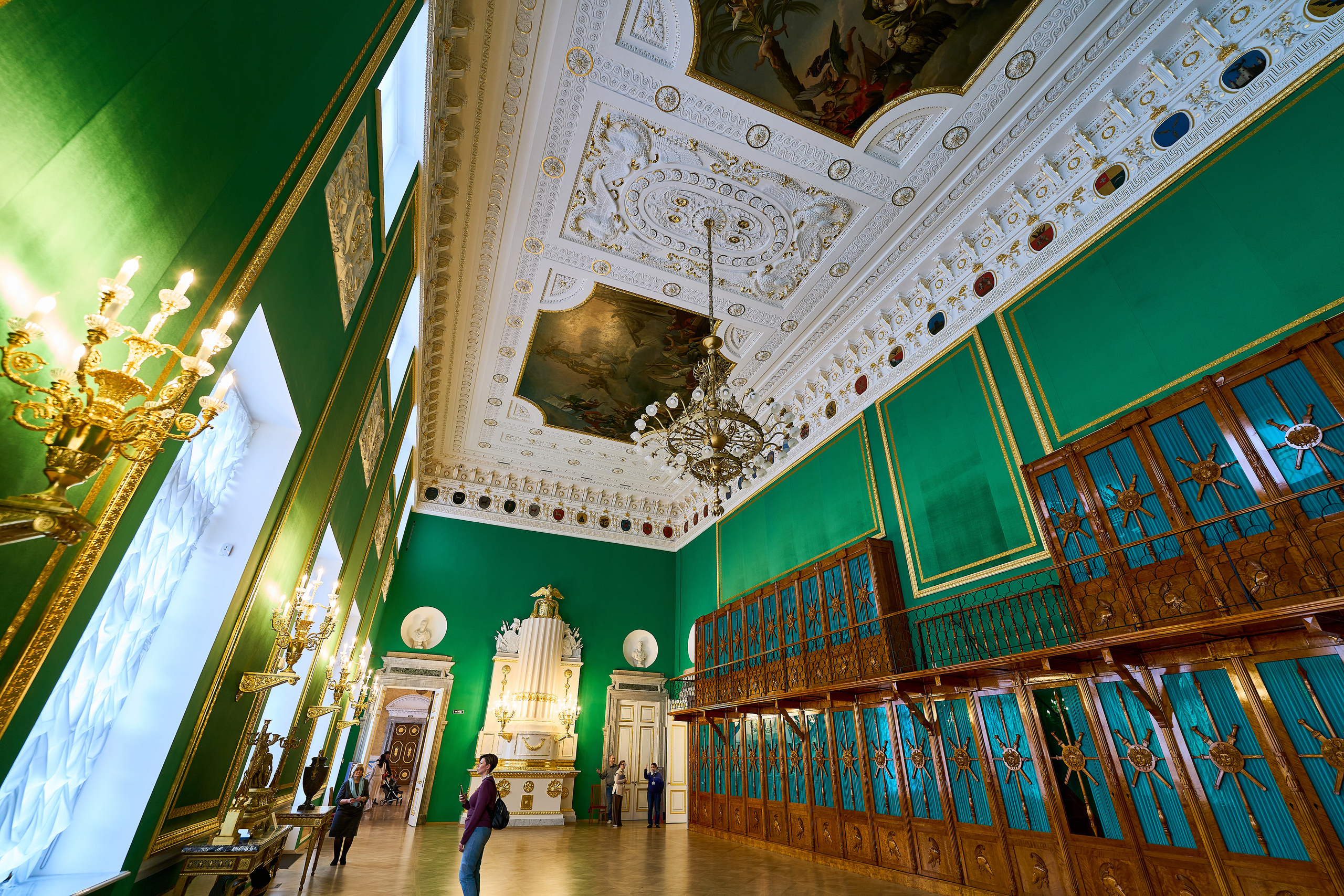 Интерьеры Михайловского замка в Санкт-Петербурге