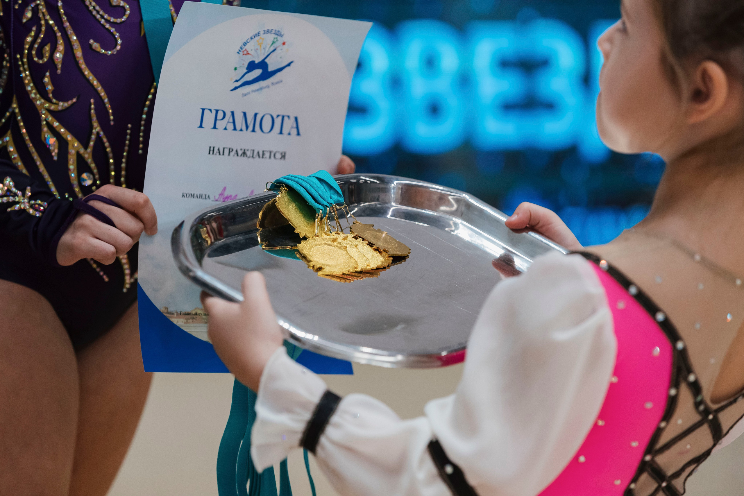 Традиционный турнир по эстетической гимнастике на призы Тульской региональной федерации эстетической гимнастики. Спортивный фотограф Александр Васильев. RG и AGG