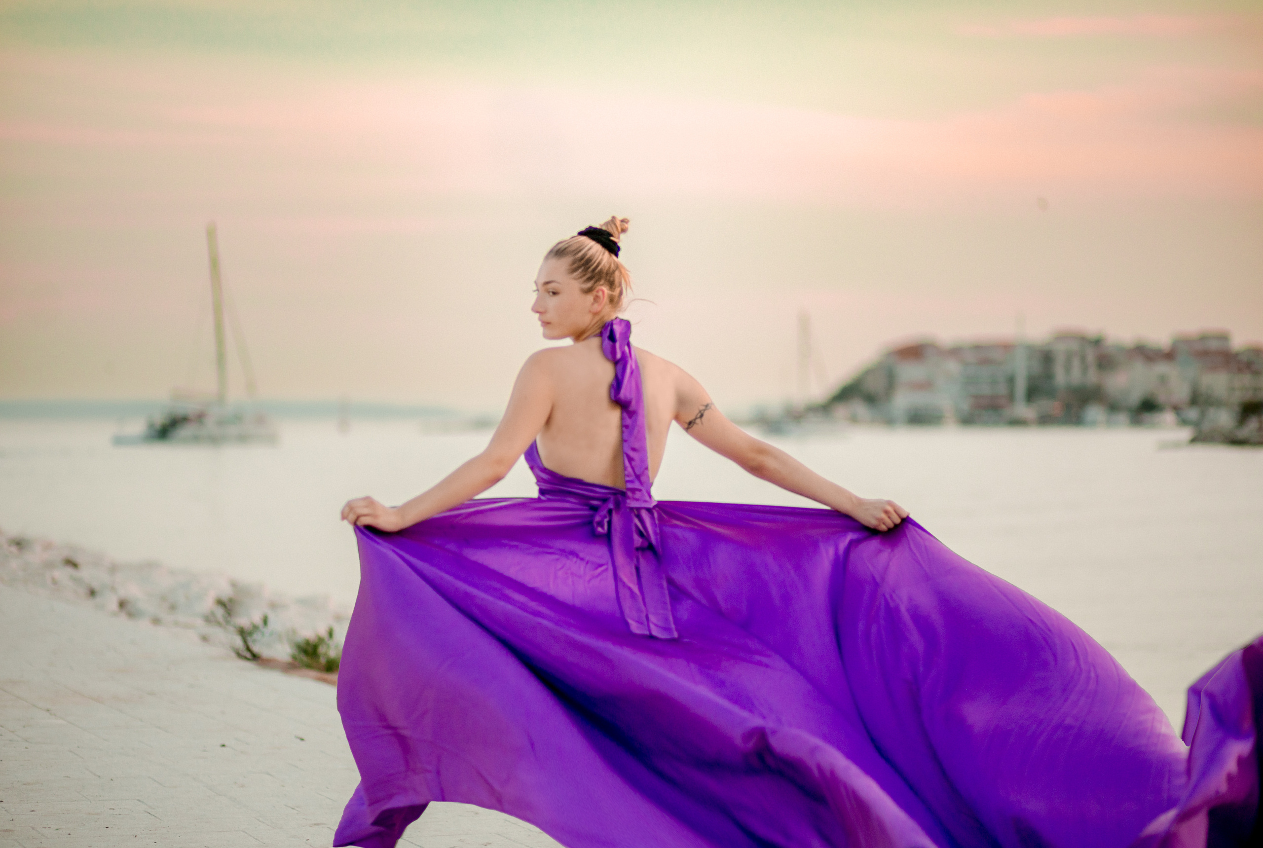 Unleashing the Magic: Flying Dress Photoshoot Experience for Every Woman. Flying Dress Photographer in Croatia, Montenegro, Bosnia, Italy, all EU