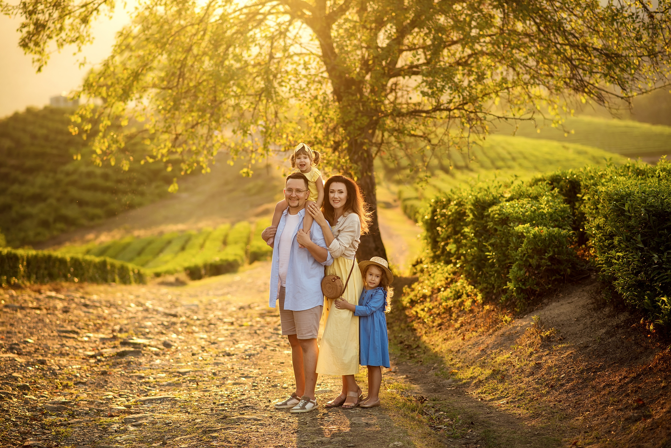 Семейная летняя фотосессия. 