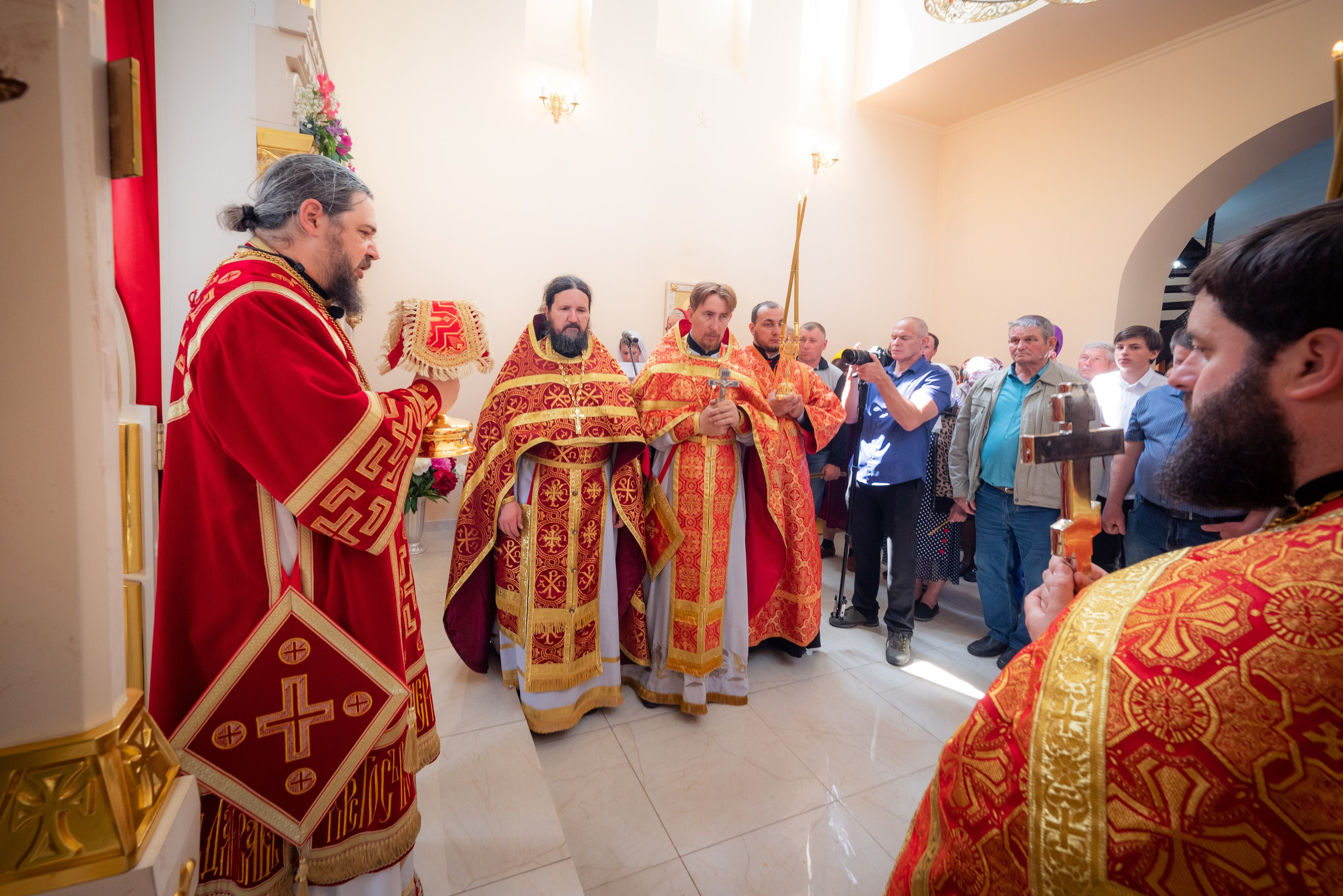 СЪЕМКИ — 2024. Антон и Татьяна Денисенко — В храме