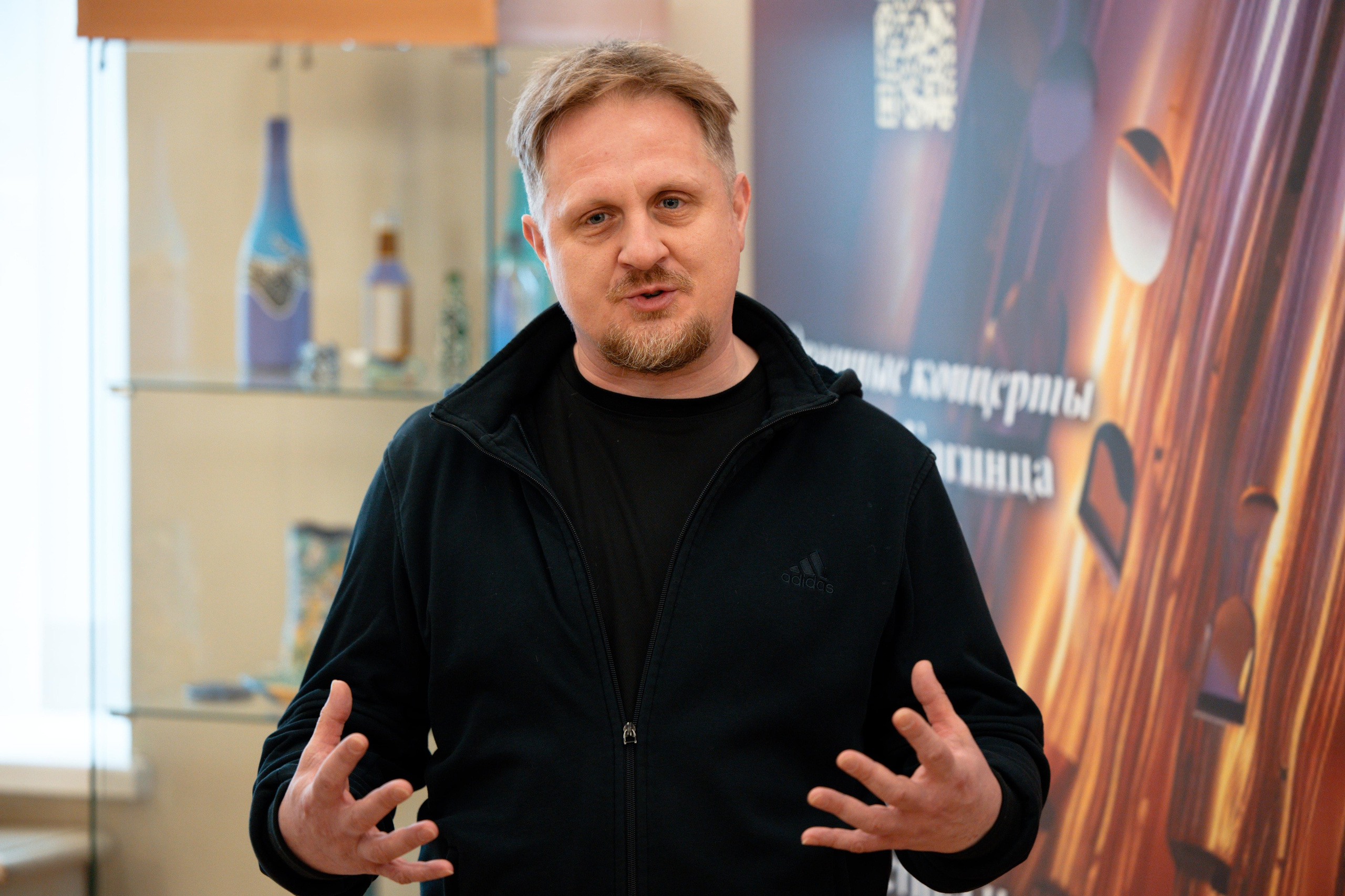 Лидер оркестра волынщиков City Pipes Евгений Лапекин