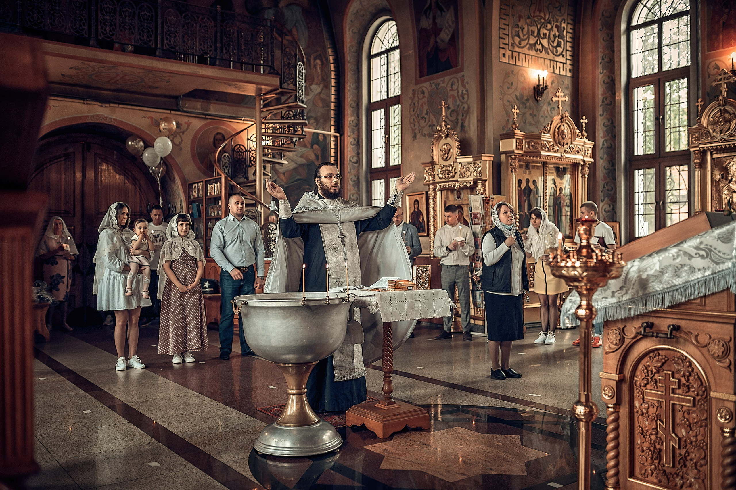 Храм Святителя Николая Чудотворца в селе Ангелово. Видеосъёмка крещения и венчания, Москва и московская область