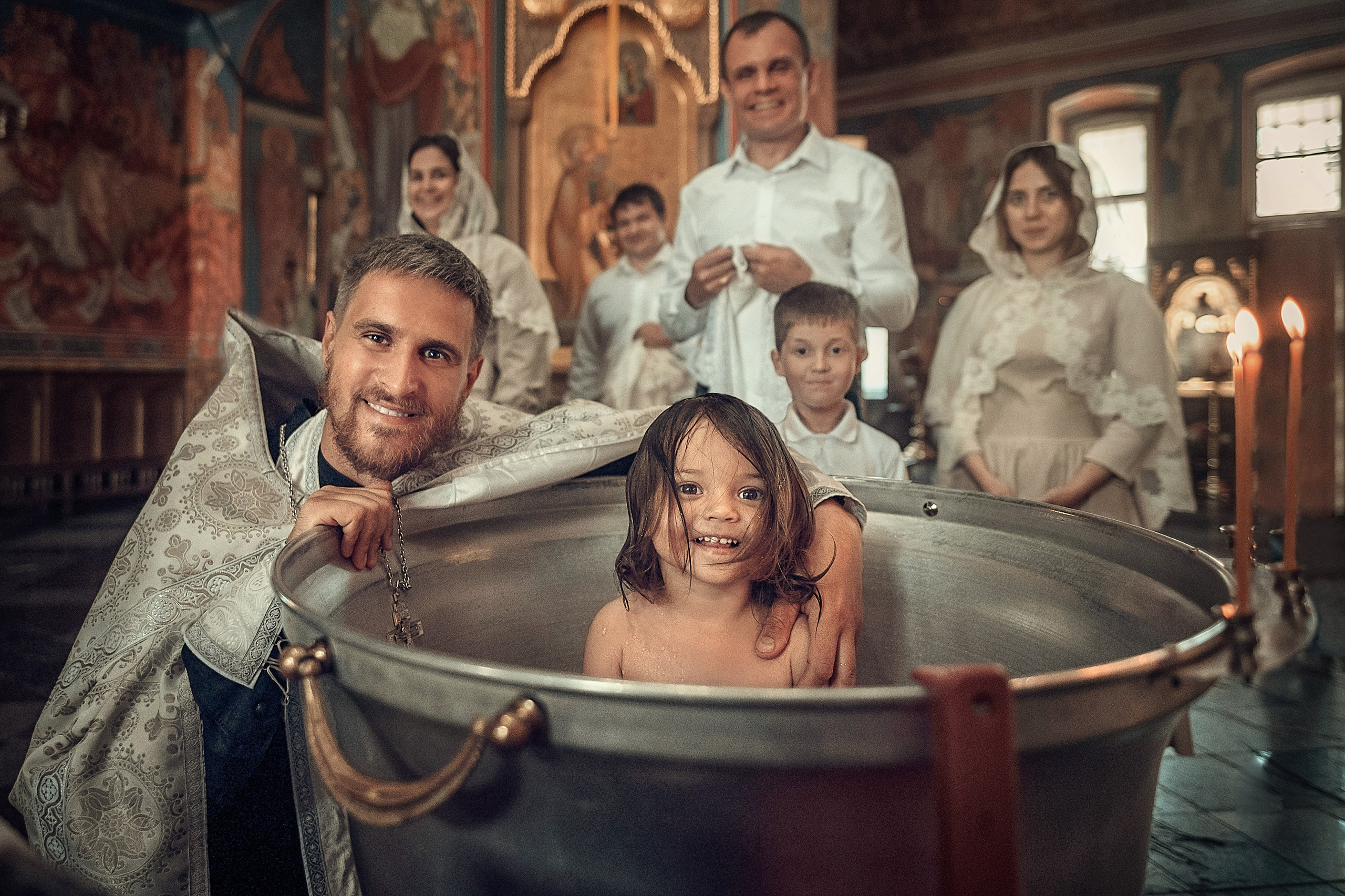 Церковь преподобного Сергия Радонежского д. Алмазово. Видеосъёмка крещения и венчания, Москва и московская область