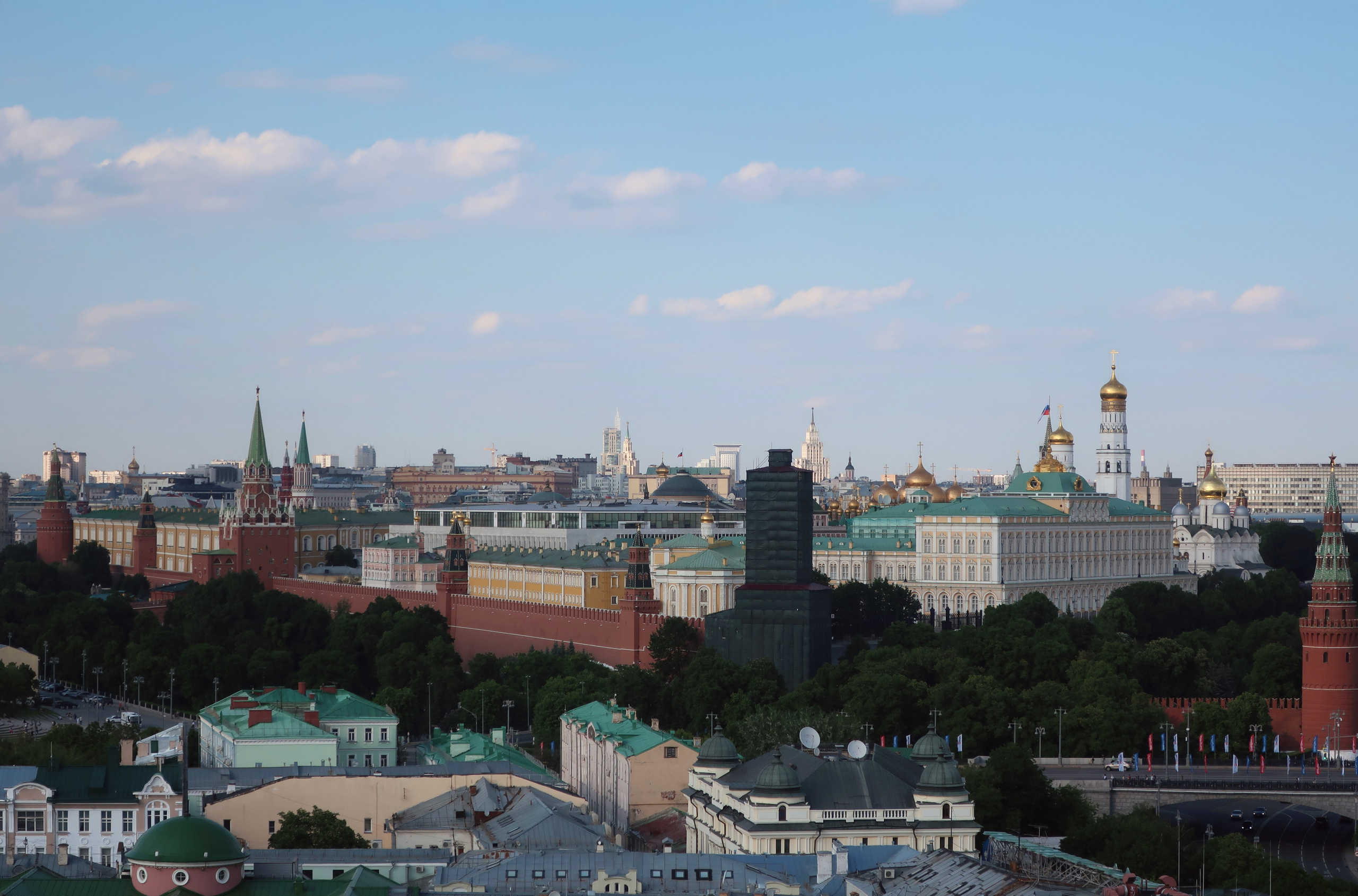 Кремль, высотки, Арбат, Москва Сити и Красный октябрь с высоты 40 метр. Проект «Фотокладовка»: блог уличной фотографии в формате street photo