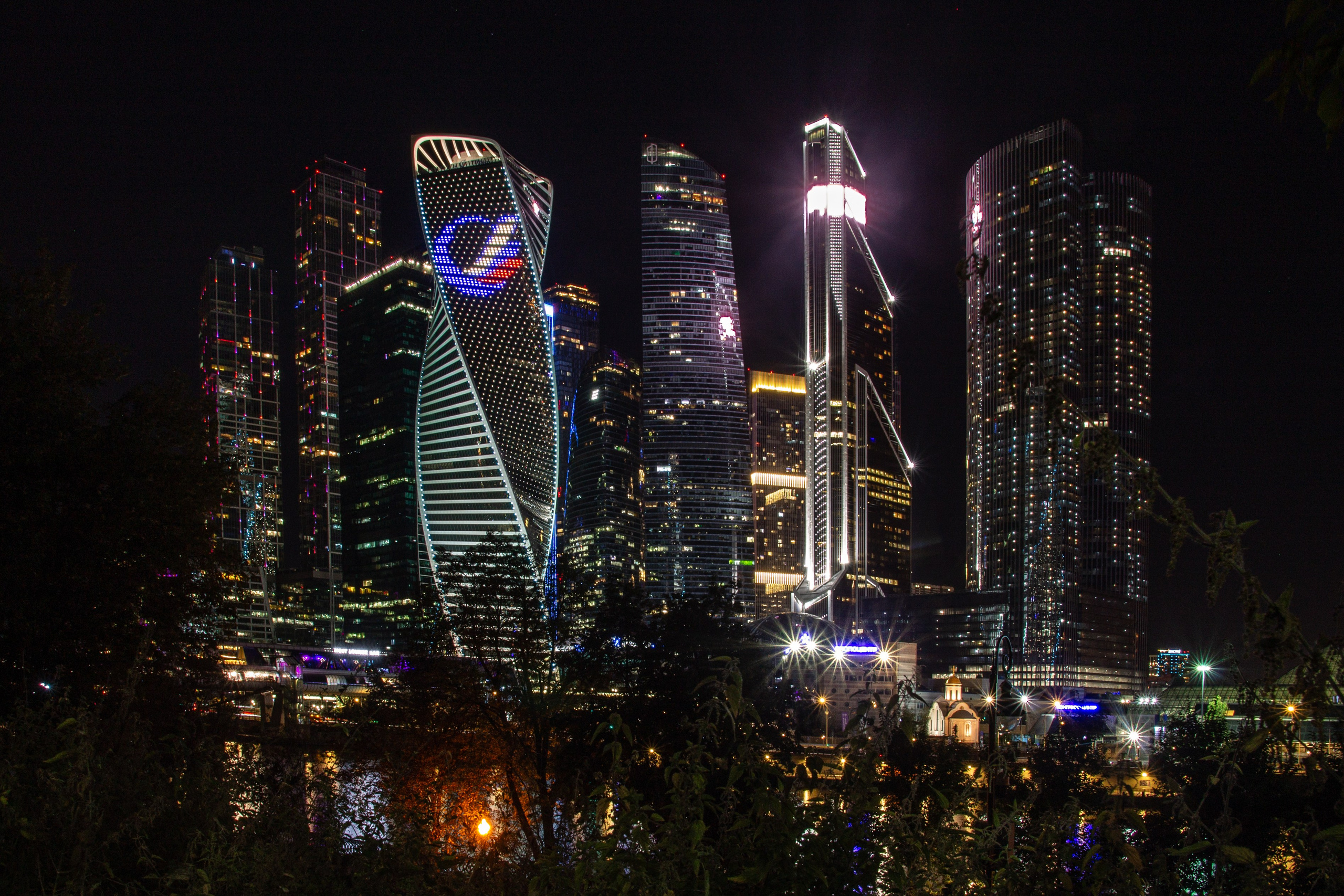 Ночная Москва. Фотограф Дарья Улюсова