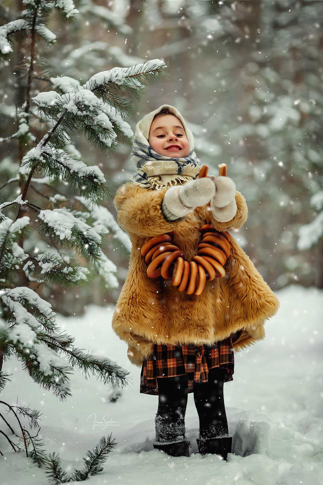 Зимняя прогулка. Детский и семейный фотограф в Екатеринбурге
