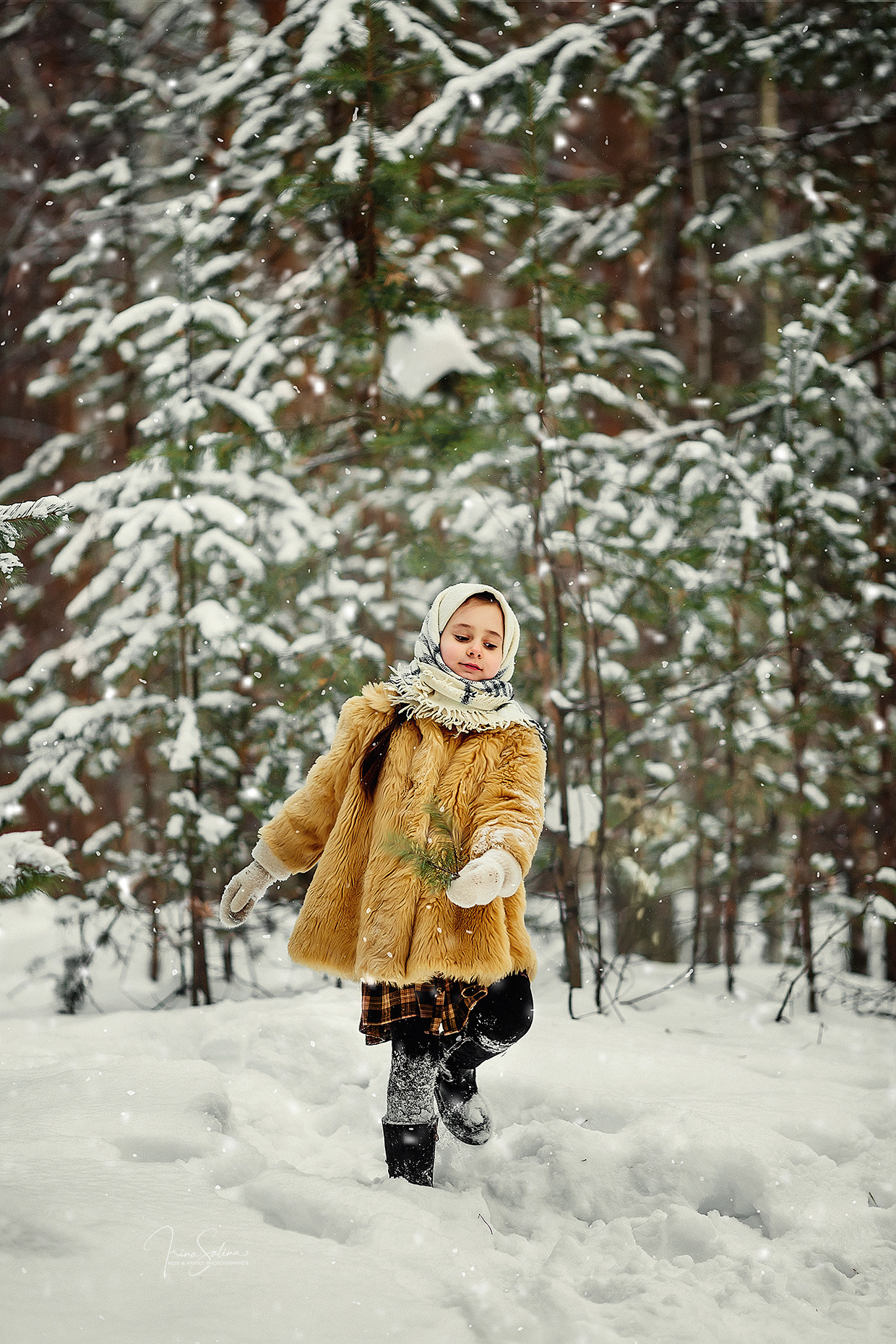 Зимняя прогулка. Детский и семейный фотограф в Екатеринбурге