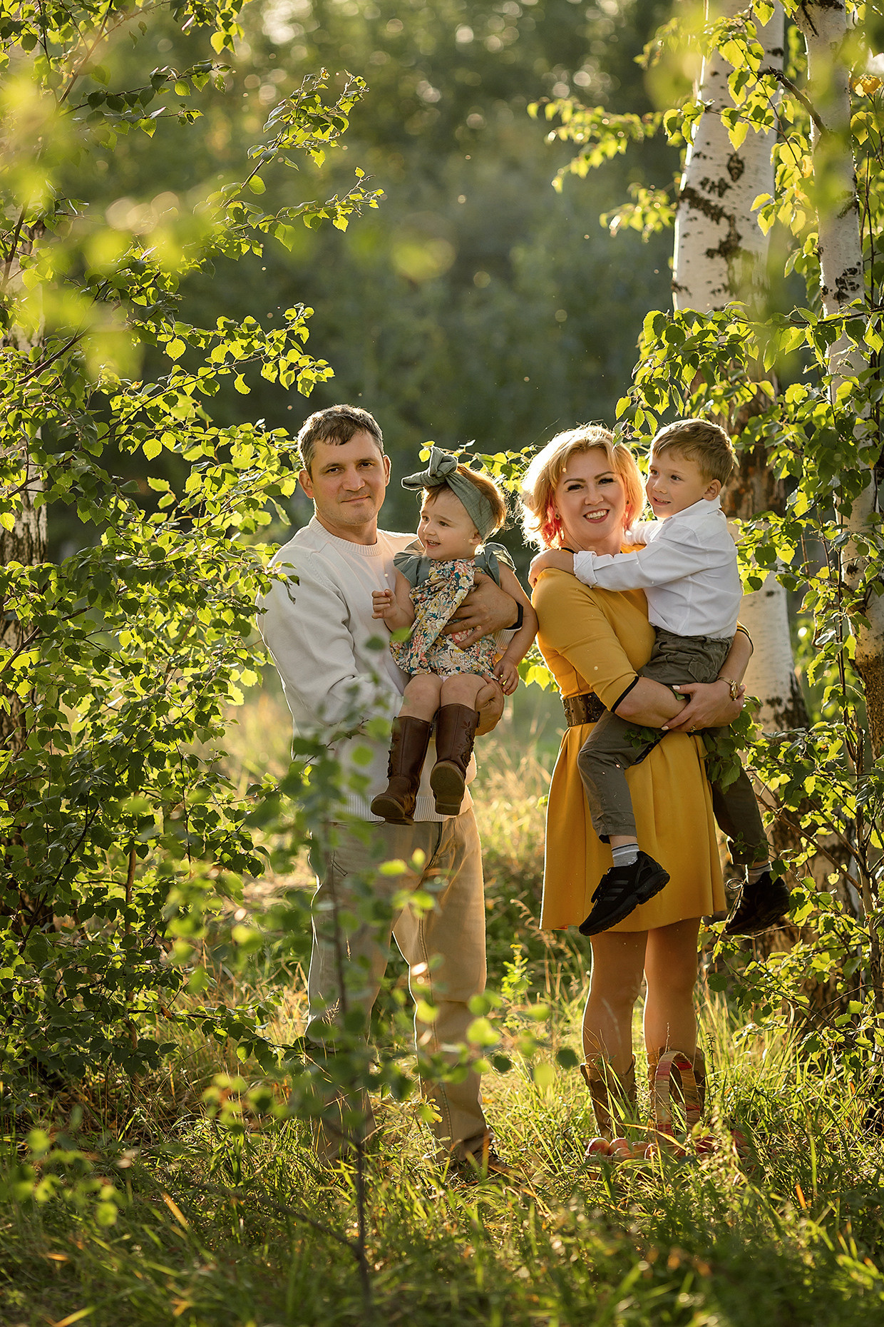 Семейная фотосессия и лошадки. Детский и семейный фотограф в Екатеринбурге