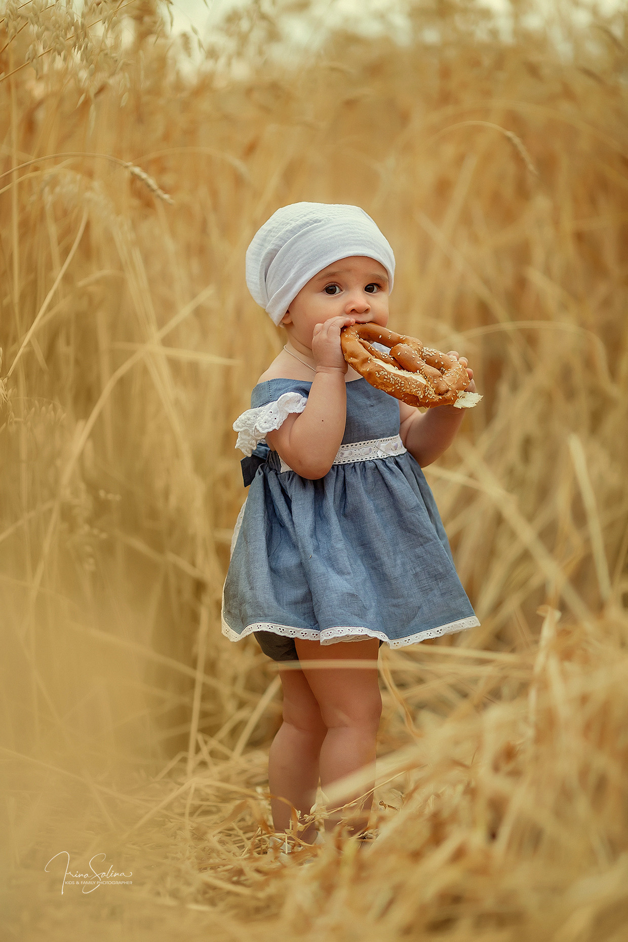 В пшенице. Детский и семейный фотограф в Екатеринбурге