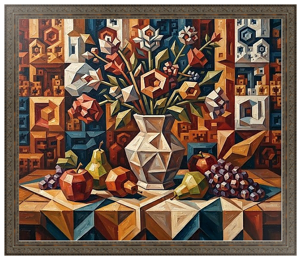 Фракталокубизм. Натюрморт. Цена: 155000 р. Своя Мастерская