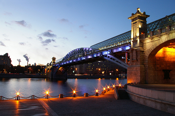 Свадебная фотосессия на Андреевском мосту