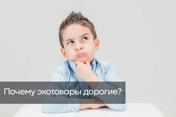 Почему экотовары стоят дороже обычных товаров - читать статью на сайте дистрибьютора