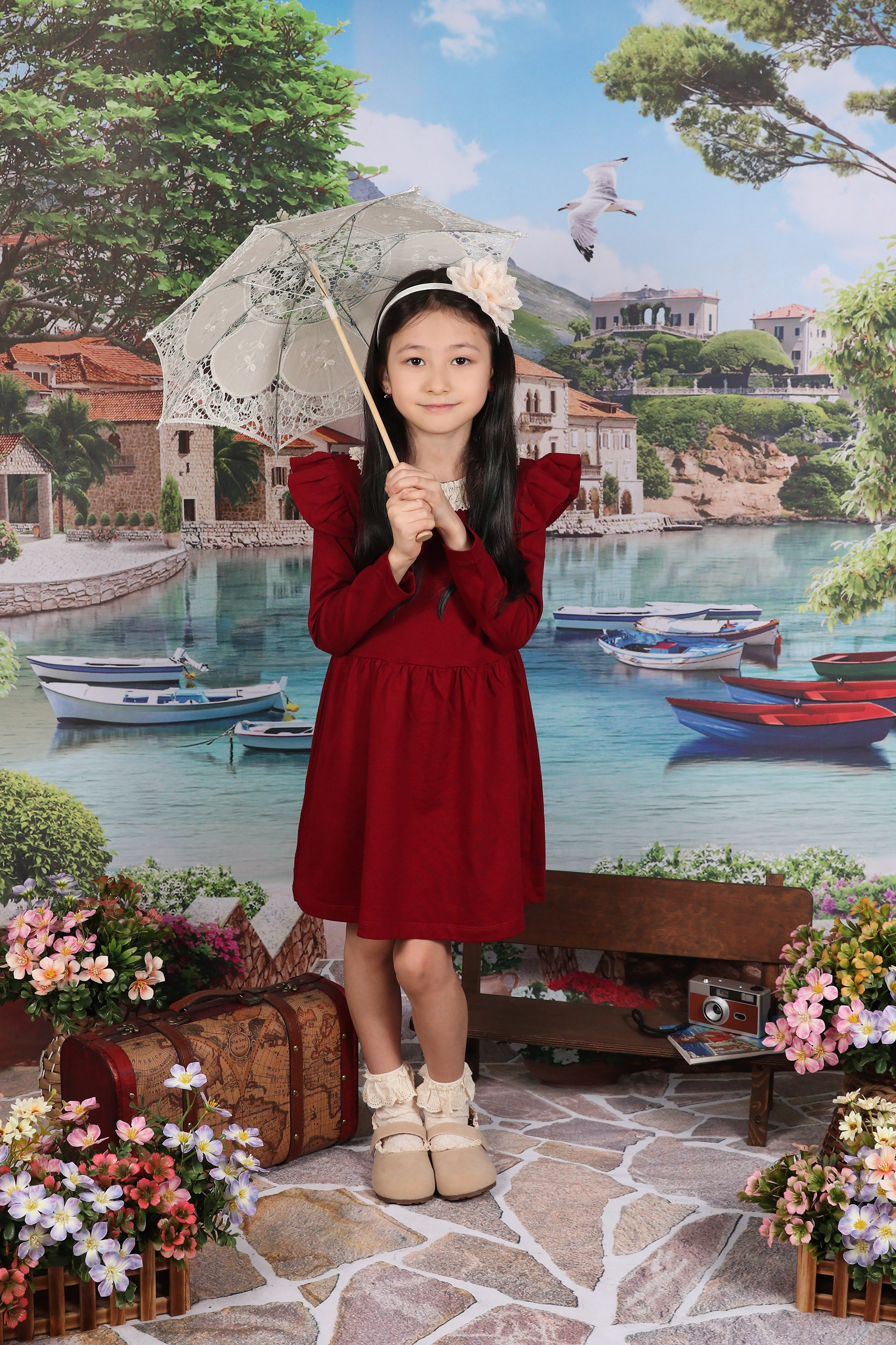 Путешественники. Детский фотограф в Алматы, виньетки, выпускной альбом Алматы