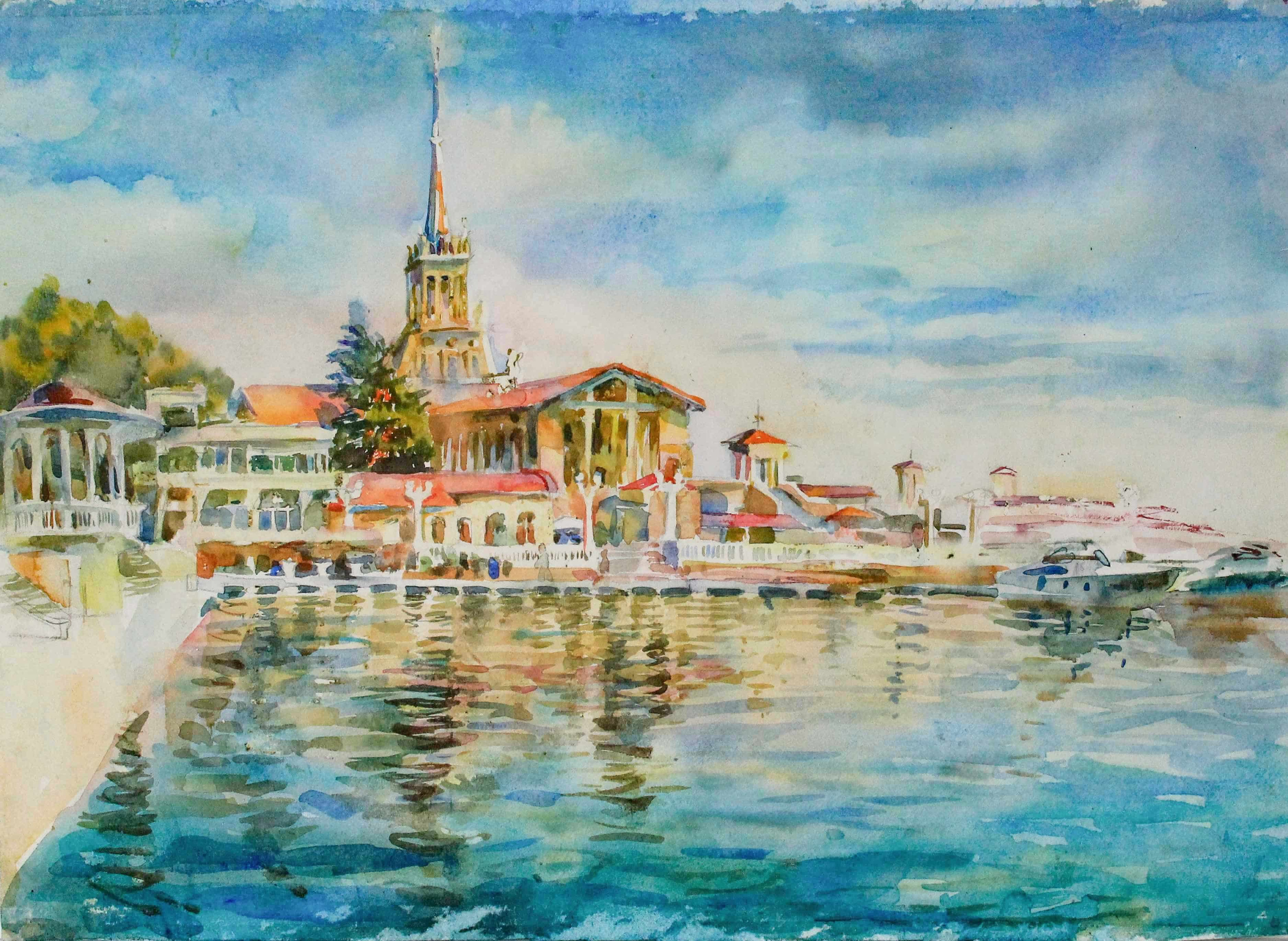 ПЕЙЗАЖИ. Свет акварели Галины Поплавской