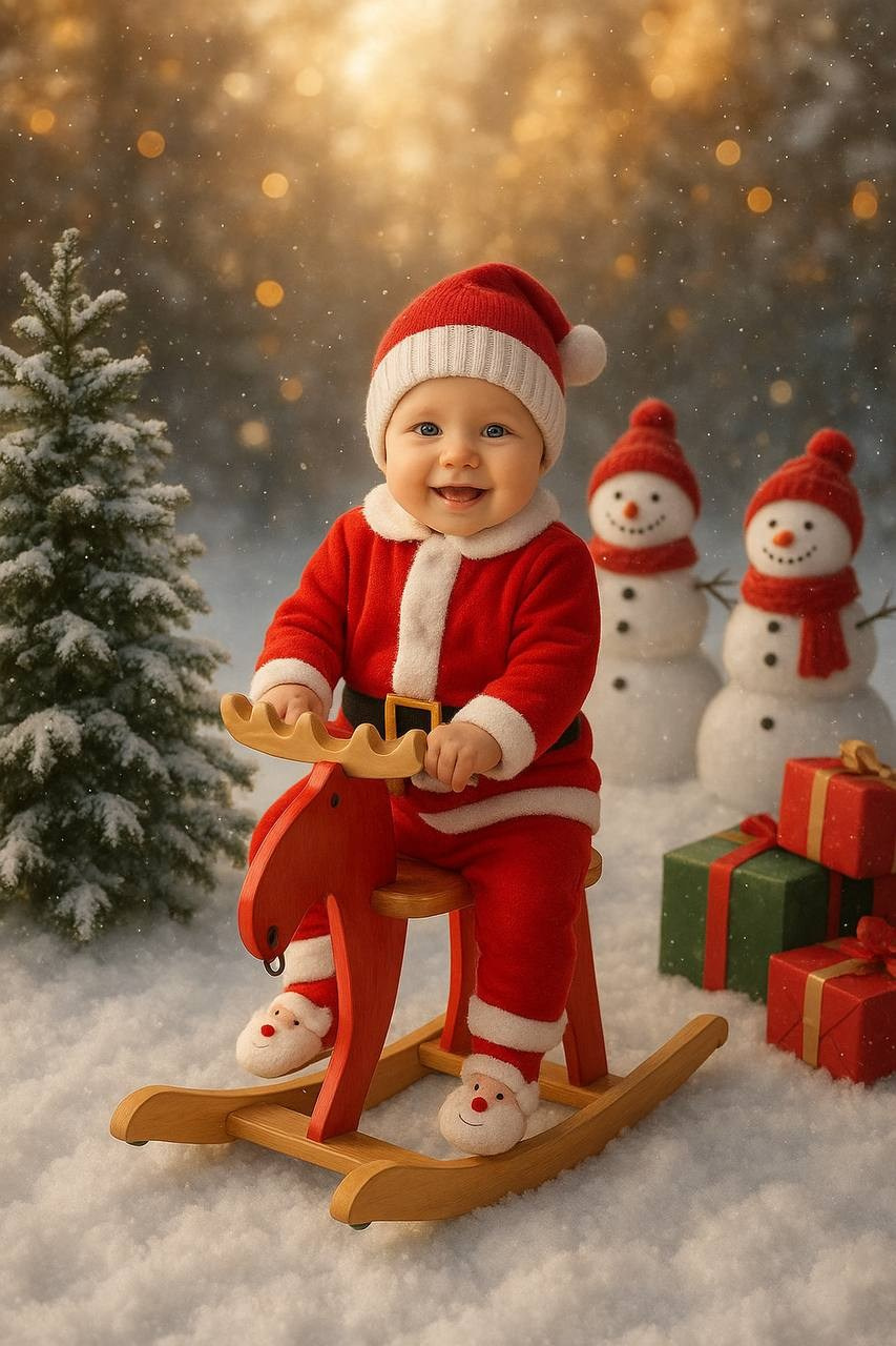 НОВЫЙ ГОД 2025-2026. Фотограф новорождённых в Санкт-Петербурге Наталья Булгакова