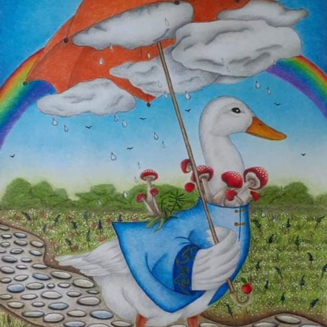 Dreams Авторская раскраска Алёны Лазаревой. Раскраски Алёны Лазаревой