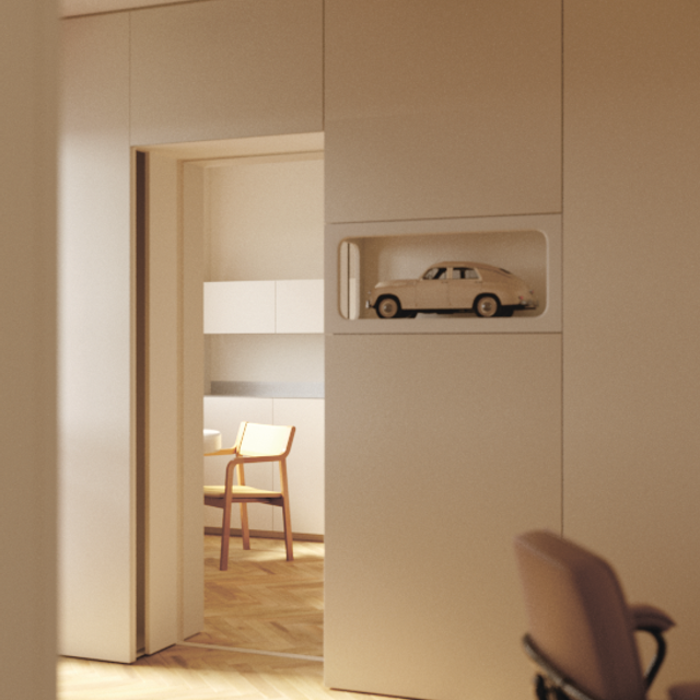 Уютная двухкомнатная квартира для семьи с питомцем в винтажном стиле. Дизайн интерьера в Петербурге Ворфаламеева Яна