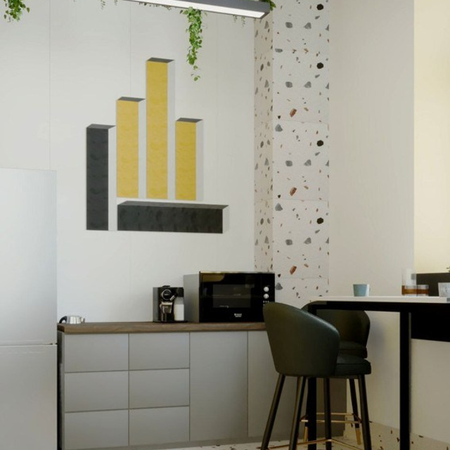 Офис 120 метров Екатеринбург. Портфолио 3D визуализатора