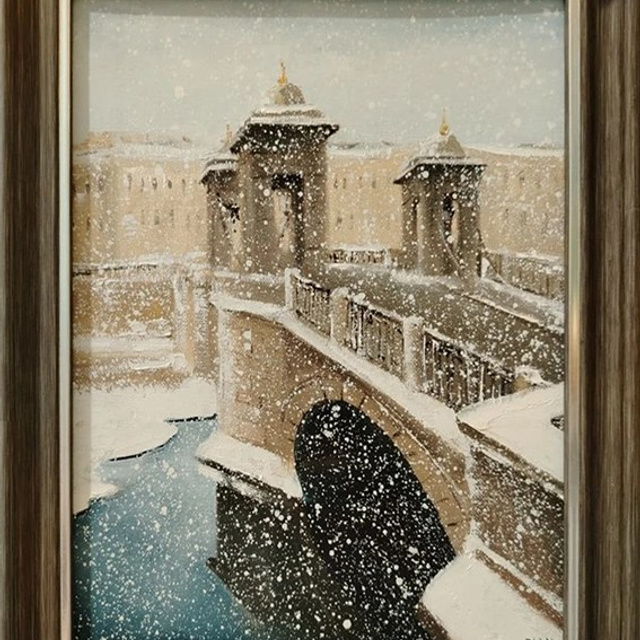 «Зима. Чернышев мост. Фонтанка». Главная