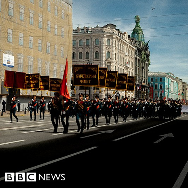 9 may St.Petersburg for BBC News Russian service