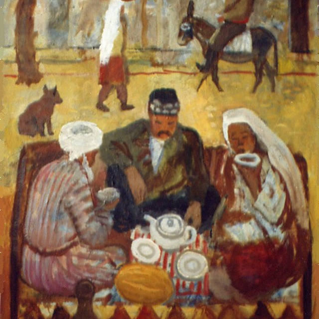 «У чайханы» 1975 год Собр. Д. Томас. Мадрид