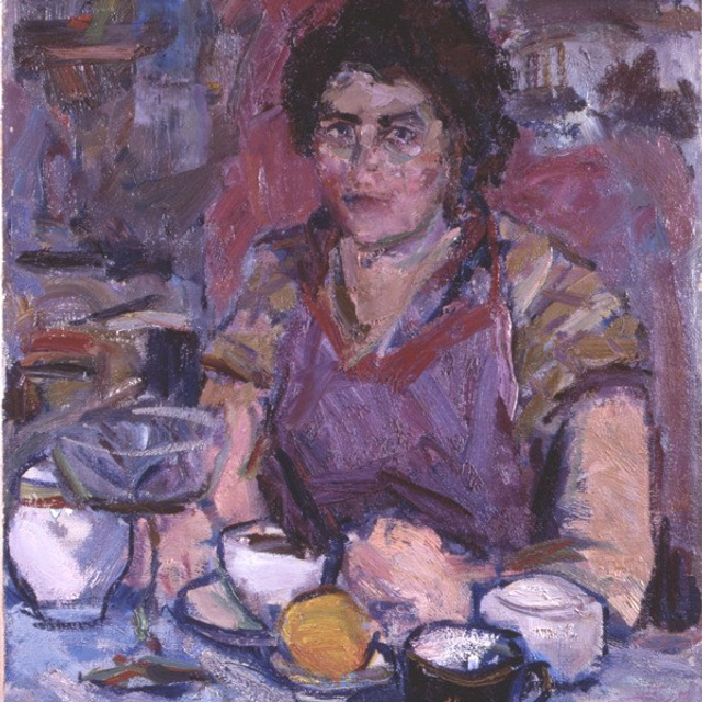 «За чаем» 1959 год Собр. Д. Томас. Мадрид