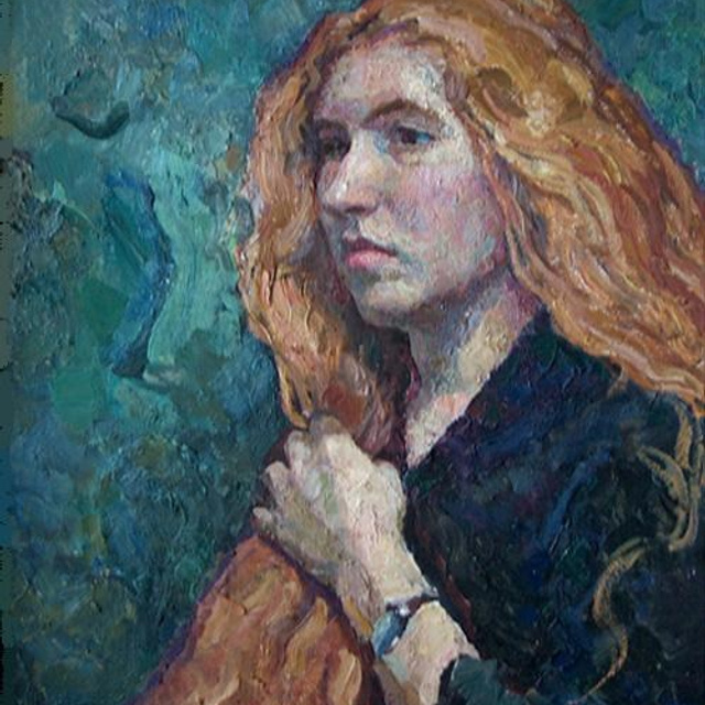 «Портрет Оли» 1963 год Собр. Т.Вонг. Гонконг