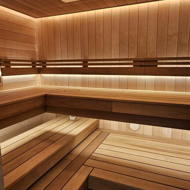 отделка бани ольхой