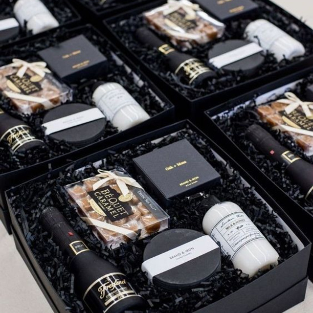 Предметное фото подарочных наборов - красивые и запоминающиеся подарки для ваших близких.