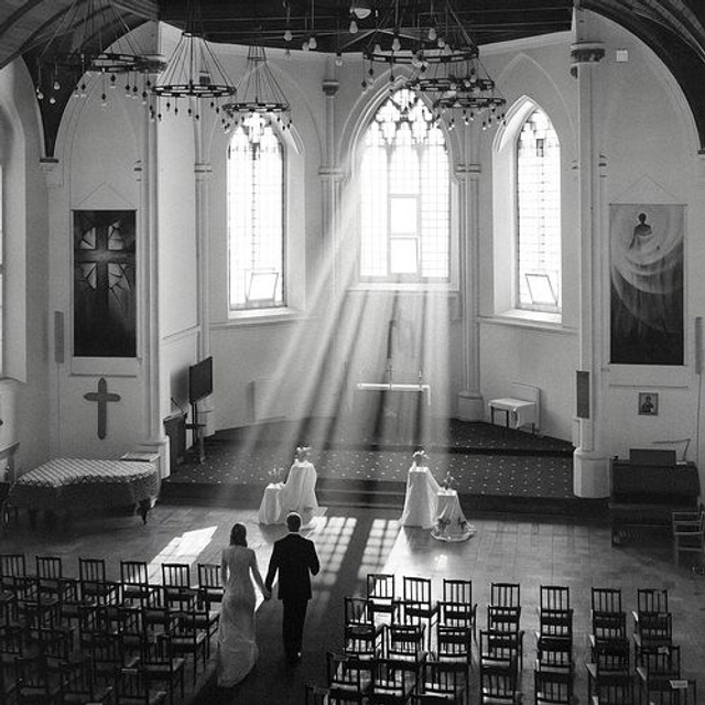 Фотосессия венчания в&nbsp;католической церкви