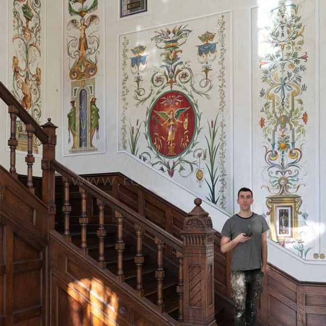 Альфрейная роспись парадной