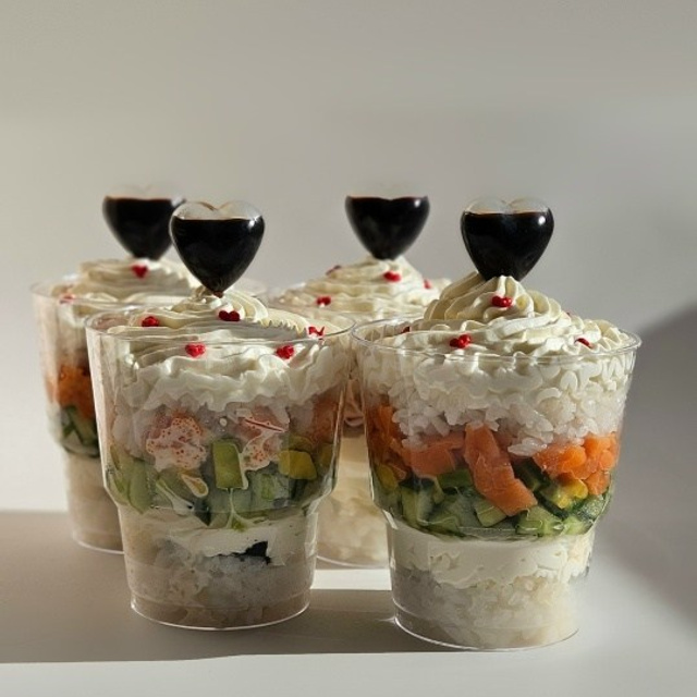 Суши трайфлы. Добро пожаловать в мир НЕсладких тортов🩷