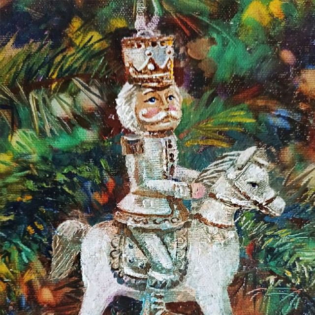 «Щелкунчик на лошадке». Художник Марина Новосельская