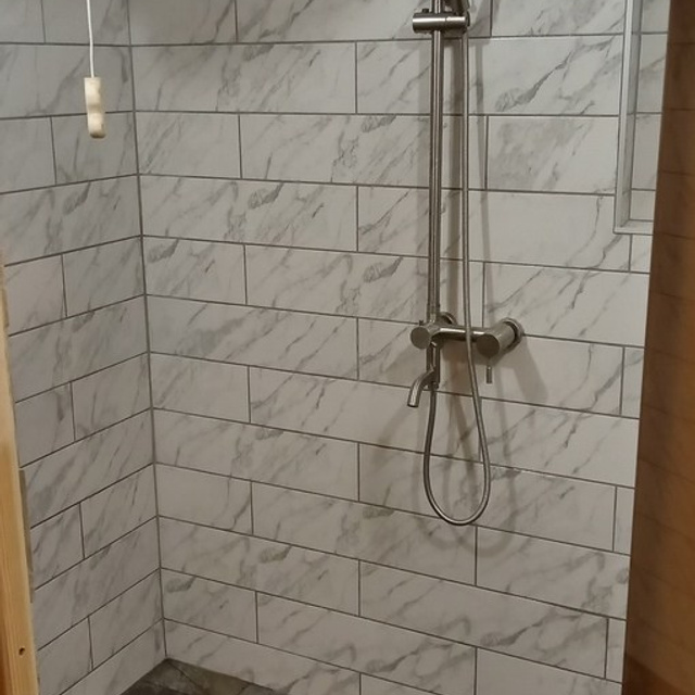 Душевая в бане деревня Андрианово Лен. область