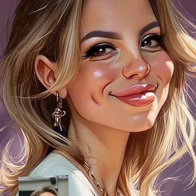 Шарж. Фотограф (графический дизайнер) Полонская Юлия