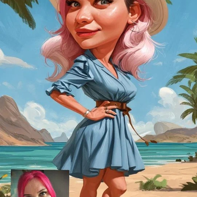 Шарж. Фотограф (графический дизайнер) Полонская Юлия