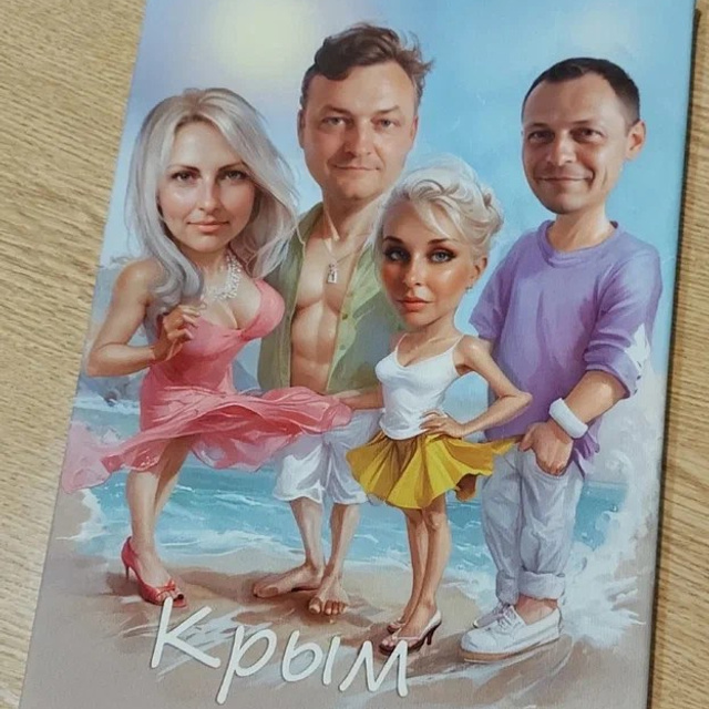 Шарж. Фотограф (графический дизайнер) Полонская Юлия