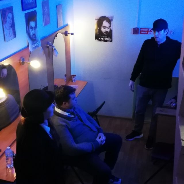 Свет на съемочной площадке фильма "Вертелов"