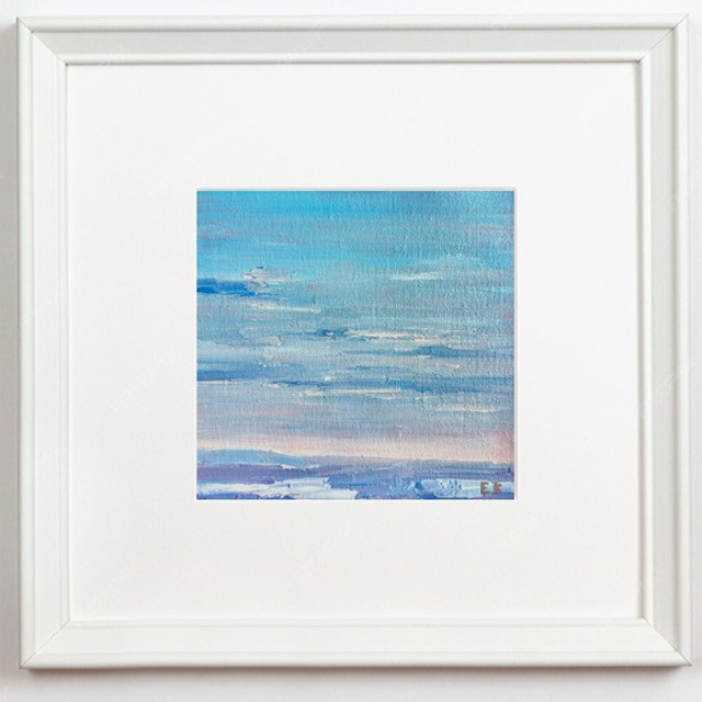 Авторский этюд «Утро». ELCHANINOVA.ART Художник Ксения Ельчанинова. Современное искусство