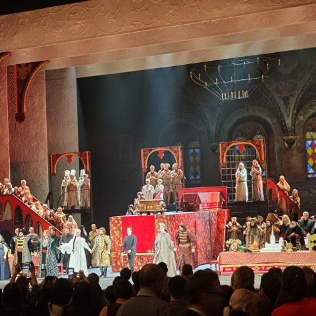 Декорации для оперы «Опричник» | НОВАТ. История занавеса. Превращаем идею в технологию