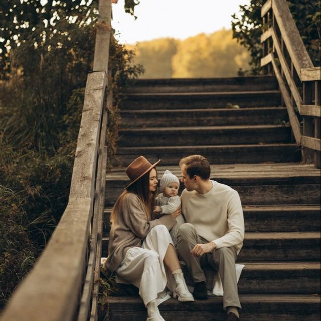 Осень. Семейный фотограф Москва. Фотограф беременности и материнства Москва