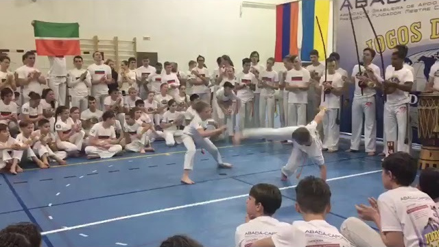 2017 Jogos da União. Капоэйра в Казани ABADÁ-Capoeira