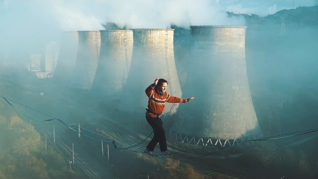 Хайлайн на ТЭЦ в городе Артём