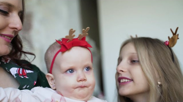 Видеосъемка с новогодней фотосессии большой семьи. Видеограф Осинина Татьяна — видеосъемка в Москве