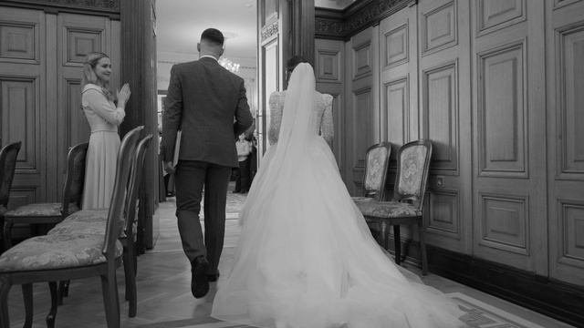 Загс. Стильный репортаж и кадры как в кино