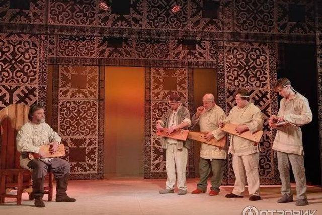 Декорации для спектакля «Снегурочка» | Историко-этнографический театр. История занавеса. Превращаем идею в технологию