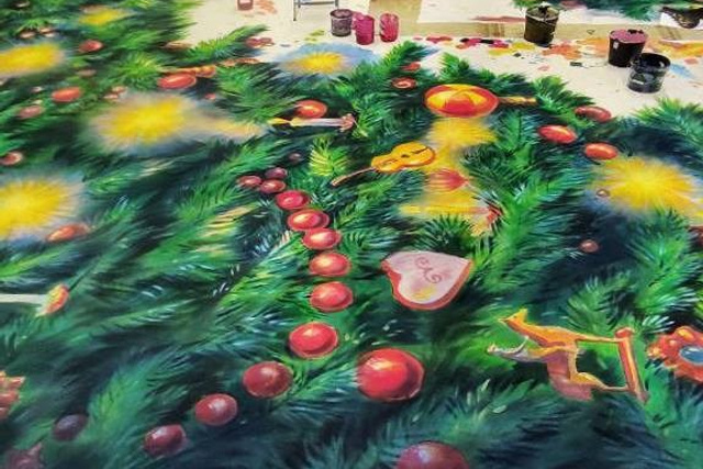 Художественная роспись тканей для сцены. История занавеса. Превращаем идею в технологию