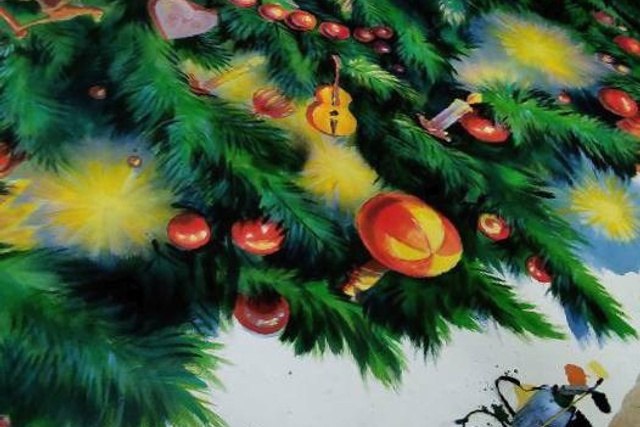 Декорации для балета «Щелкунчик» | Театр балета им. Якобсона. История занавеса. Превращаем идею в технологию